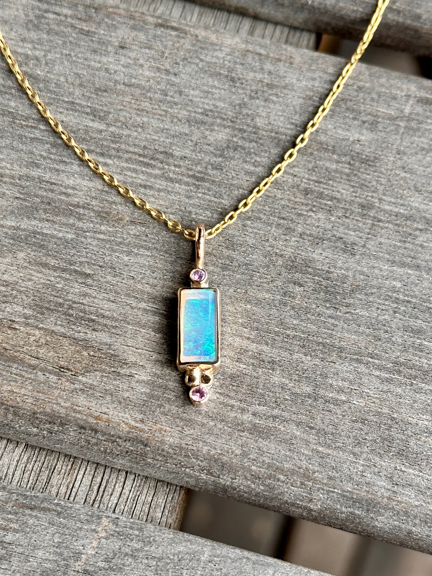 Amor Crystal Opal Charm