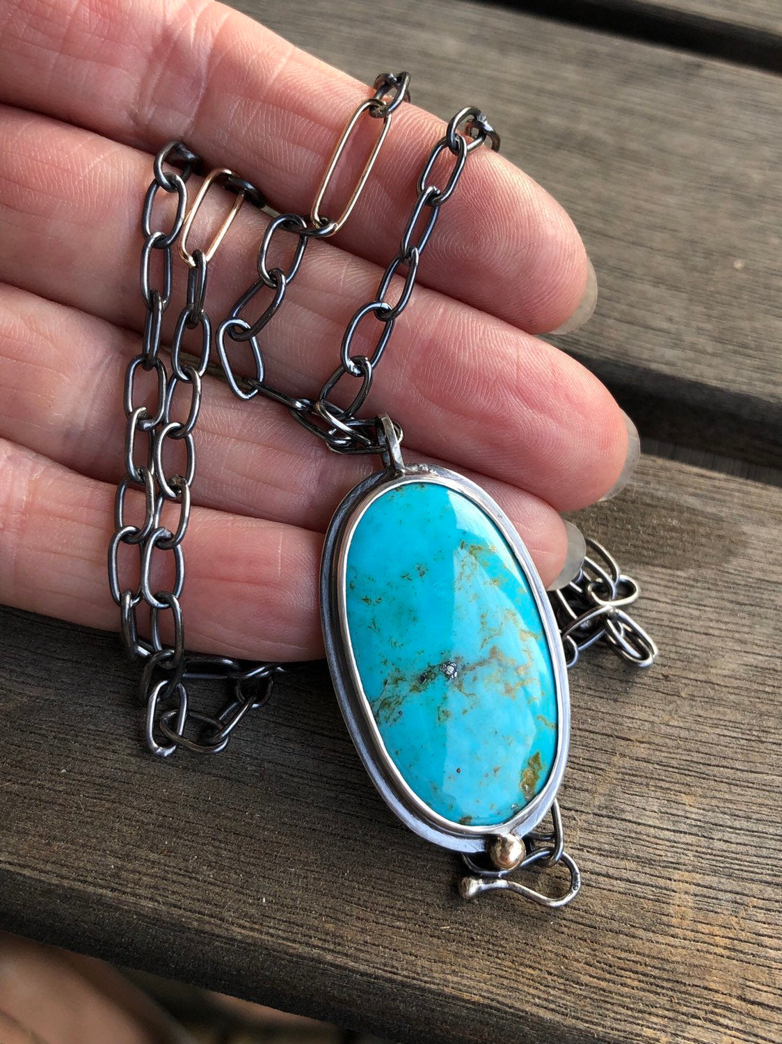 Handmade Egyptian Turquoise Necklace