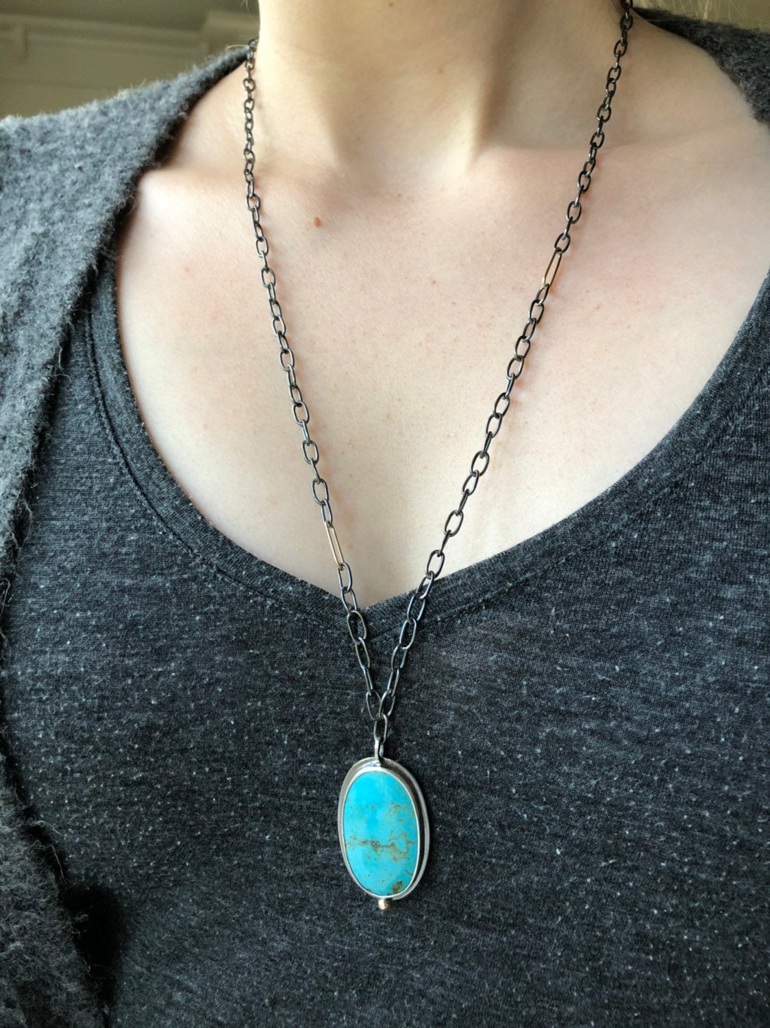 Handmade Egyptian Turquoise Necklace