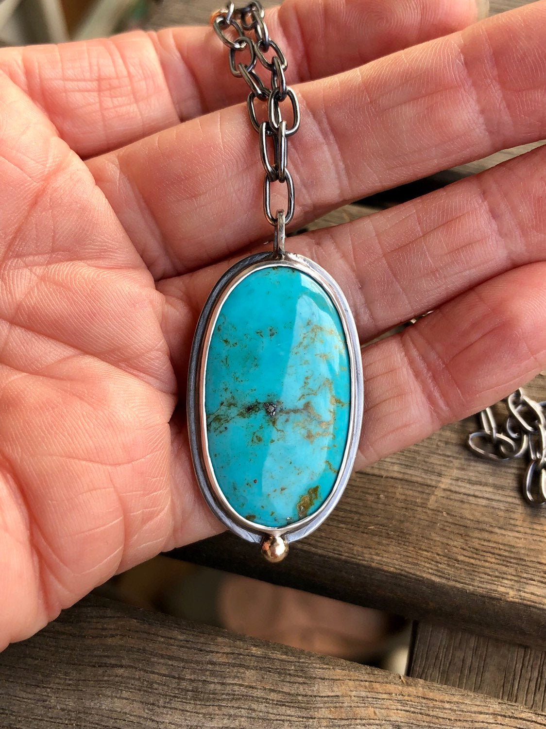 Handmade Egyptian Turquoise Necklace