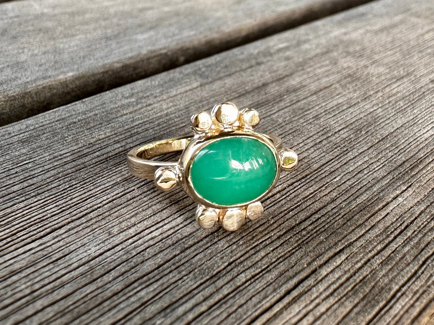 Chrysoprase ring