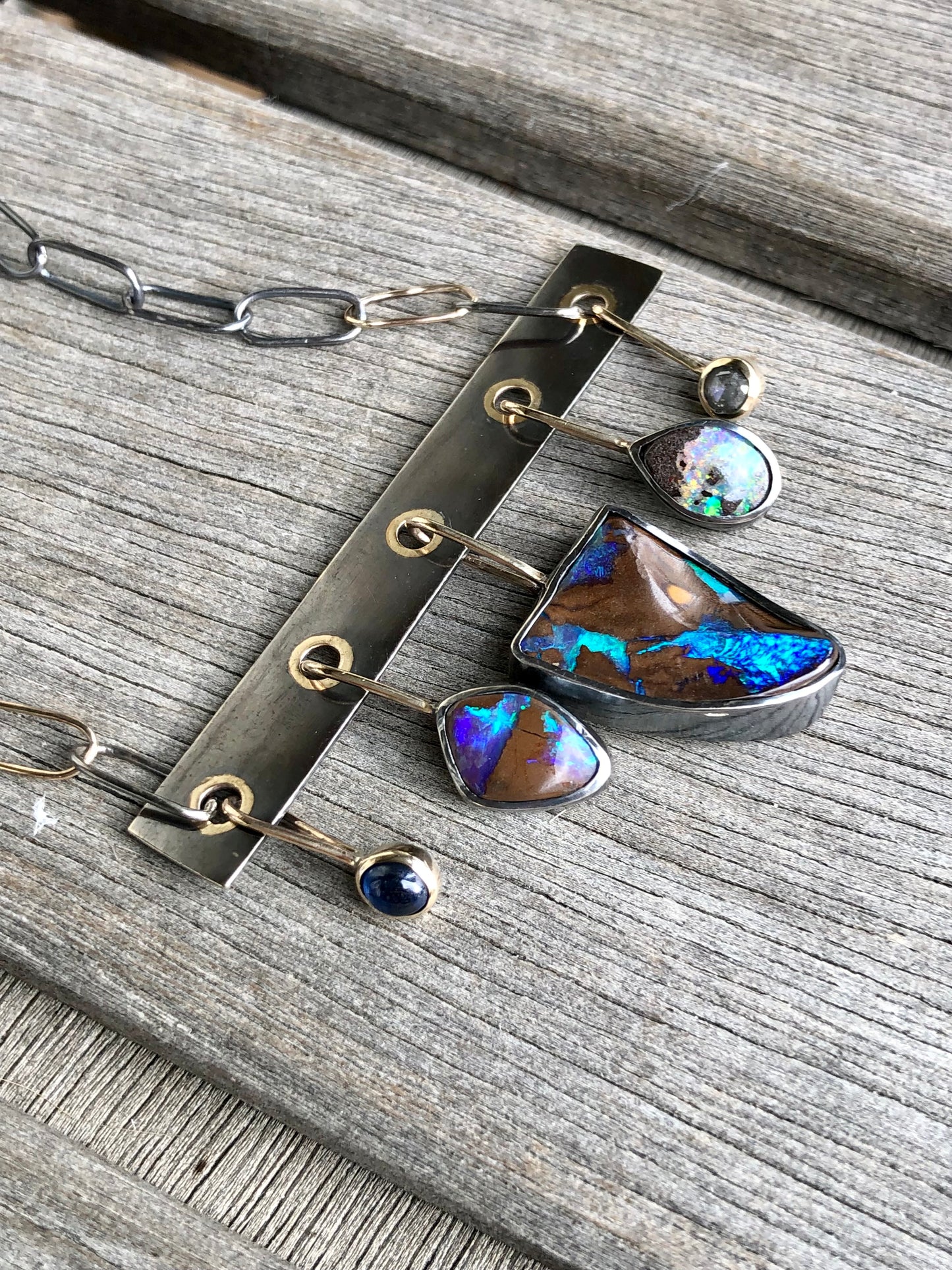 Charmed Boulder Opal Necklace