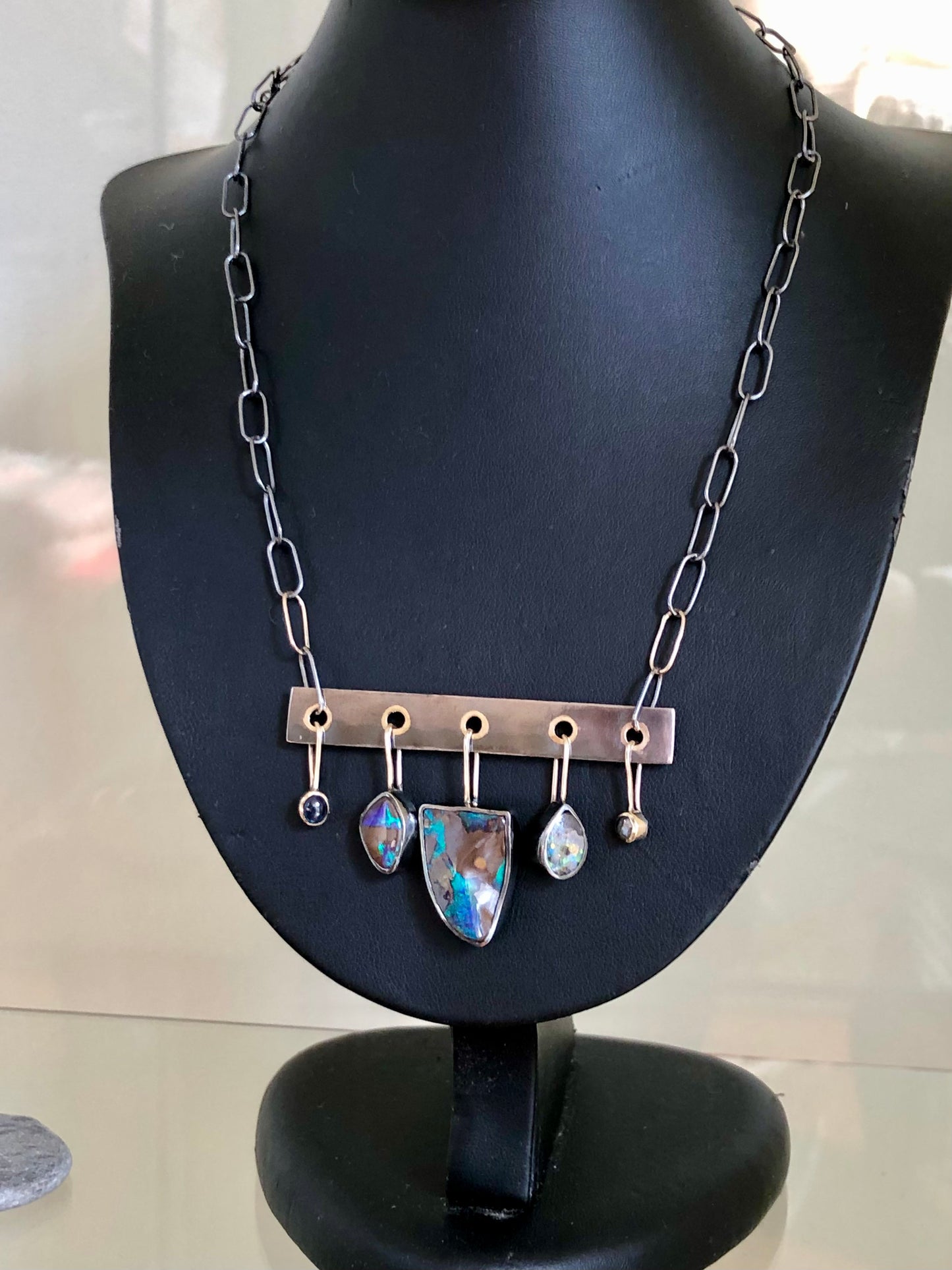 Charmed Boulder Opal Necklace